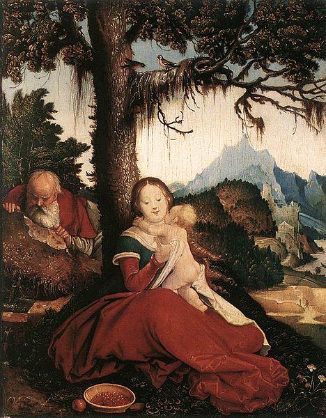 Hans Baldung Grien Rest on the Flight to Egypt oil painting image